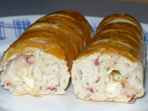 Bagetky plněné sýrem po italsku