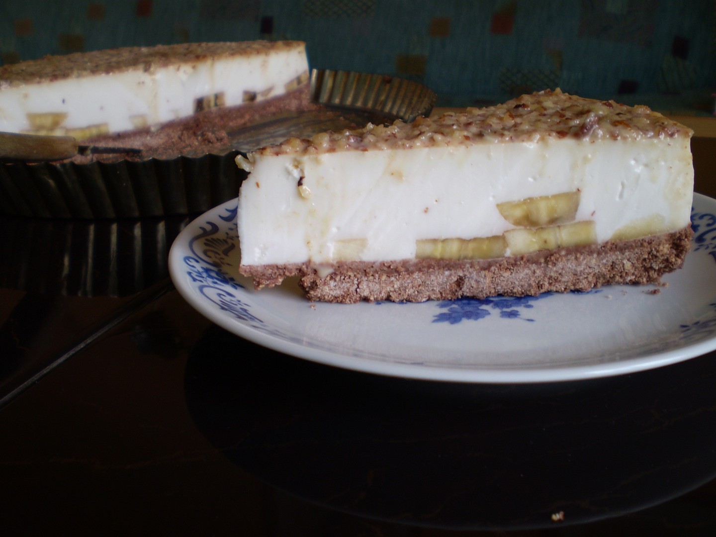 Banánovo-karamelový dortík