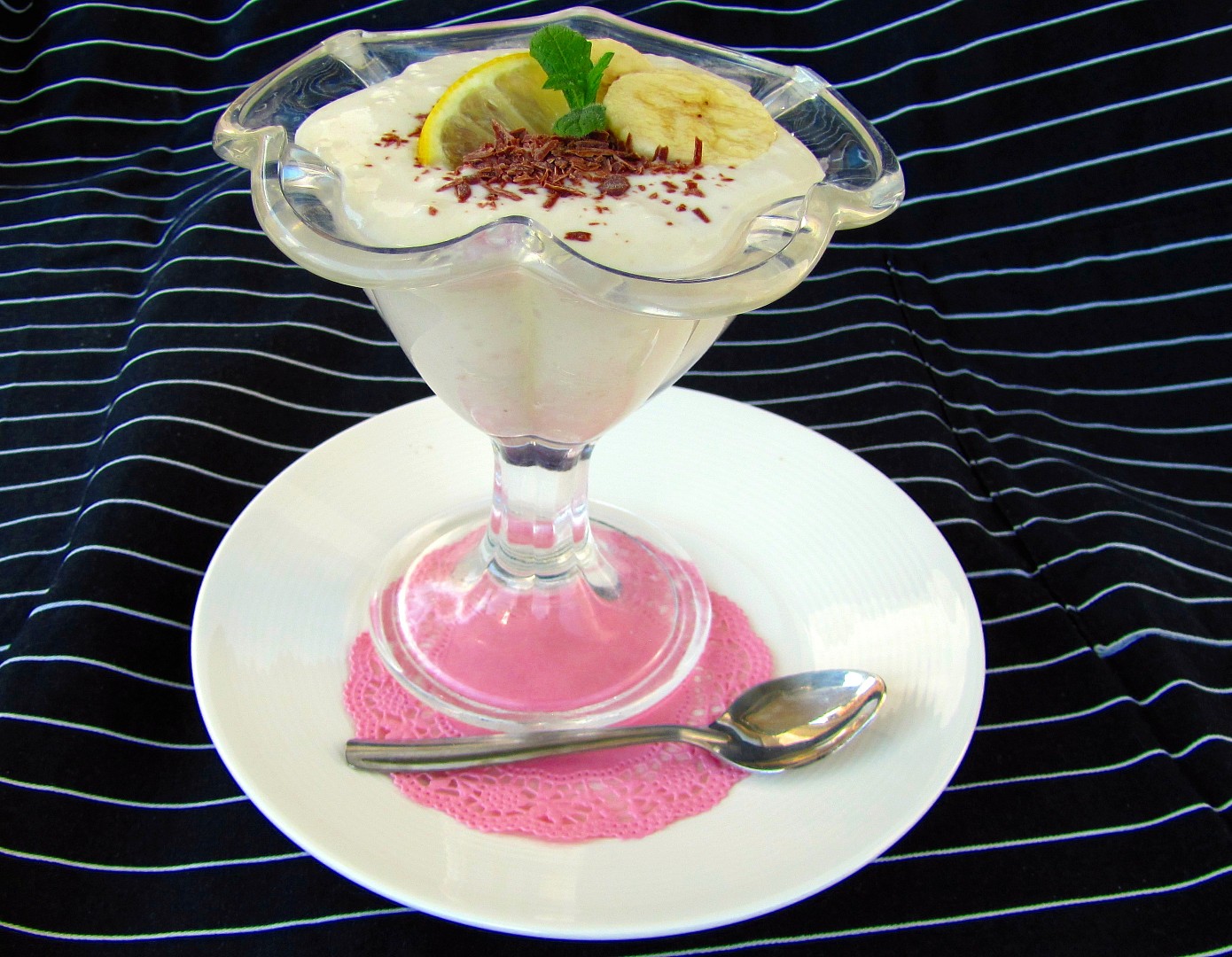 Banánový krém s rumem