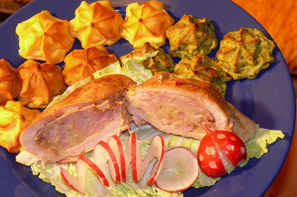 Barevné bramborové pusinky