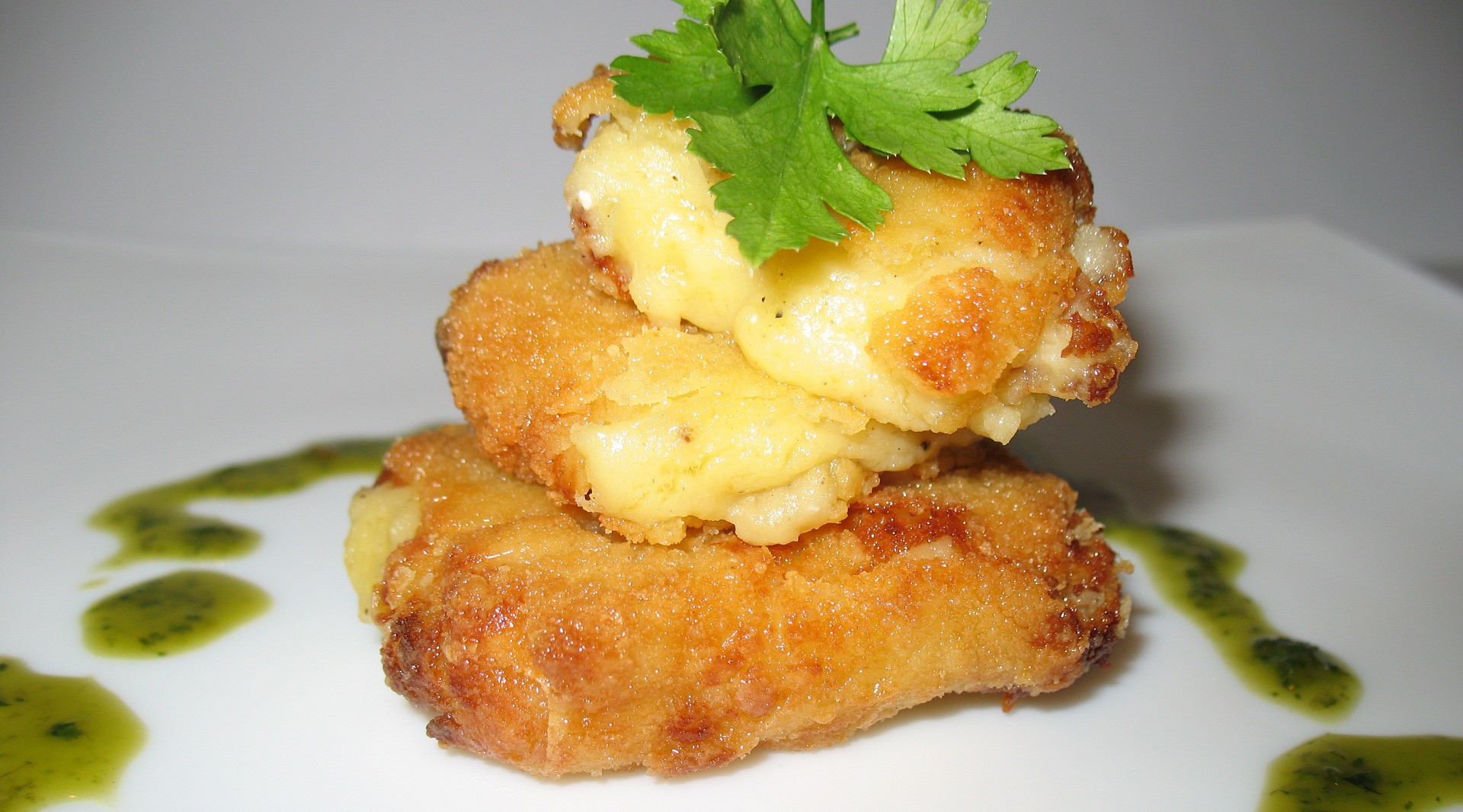 Bešamelové sýrové krokety