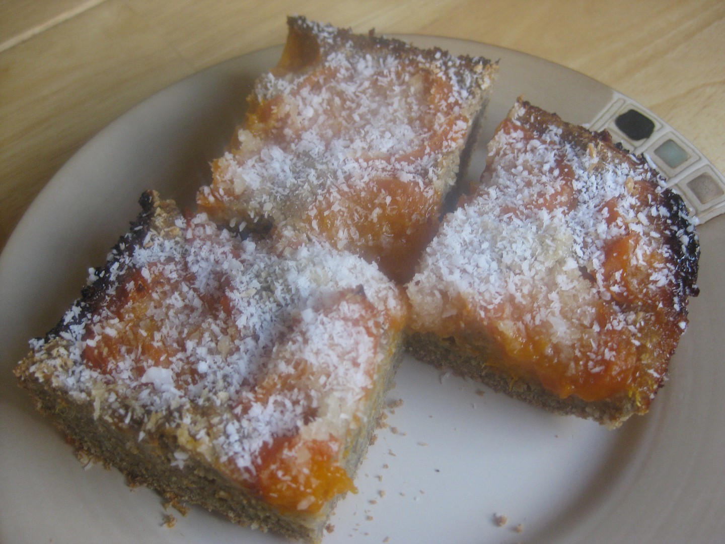 Bezlepková bublanina s meruňkami