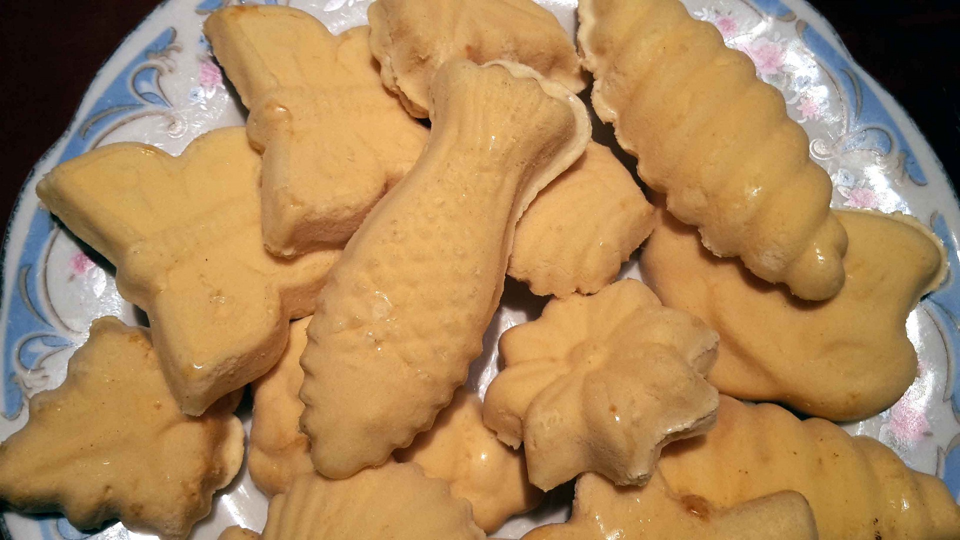 Bezlepkové žloutkové cukroví z formiček (z receptáře naší prababičky)