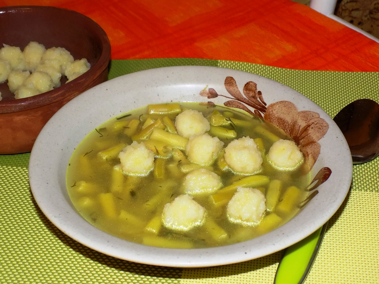 Bramborové knedlíčky do polévky