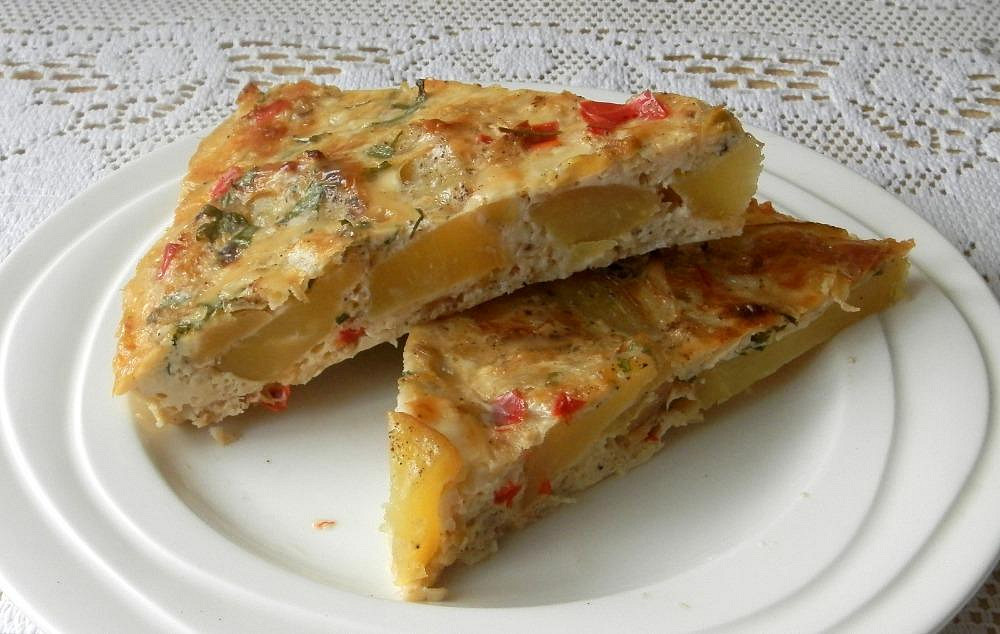 Bramborový koláč s květákem