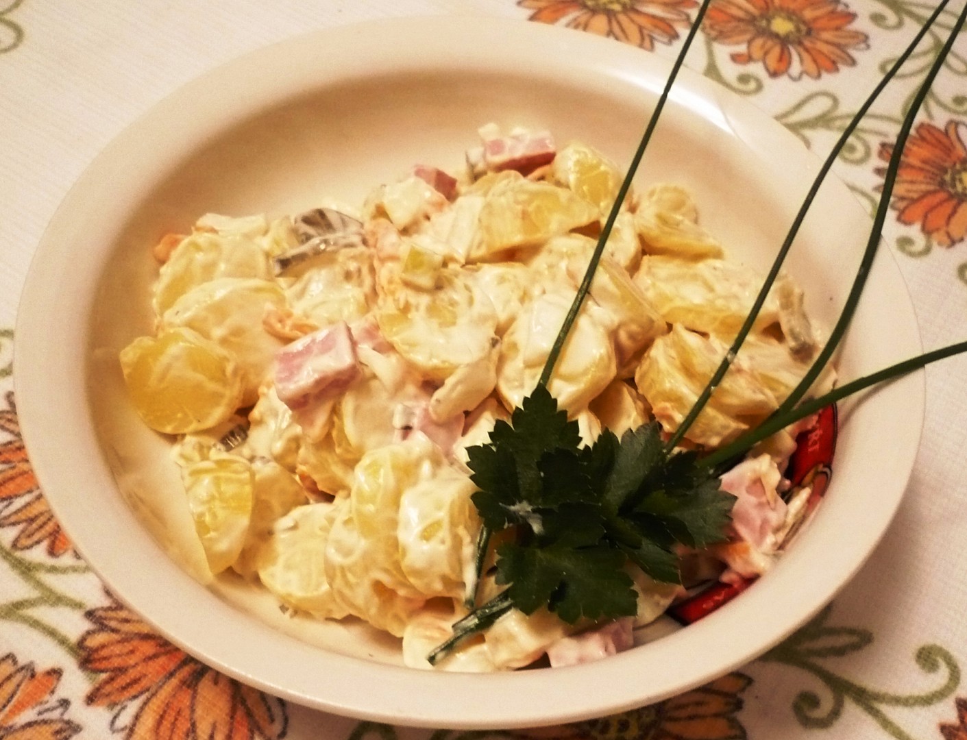 Bramborový salát rodinný