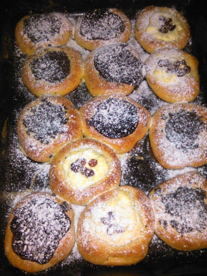 České koláče (povidla, tvaroh a mák)