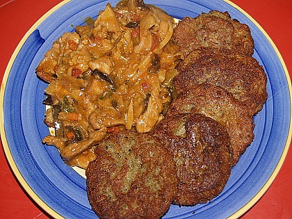 Čína s bramboráčky