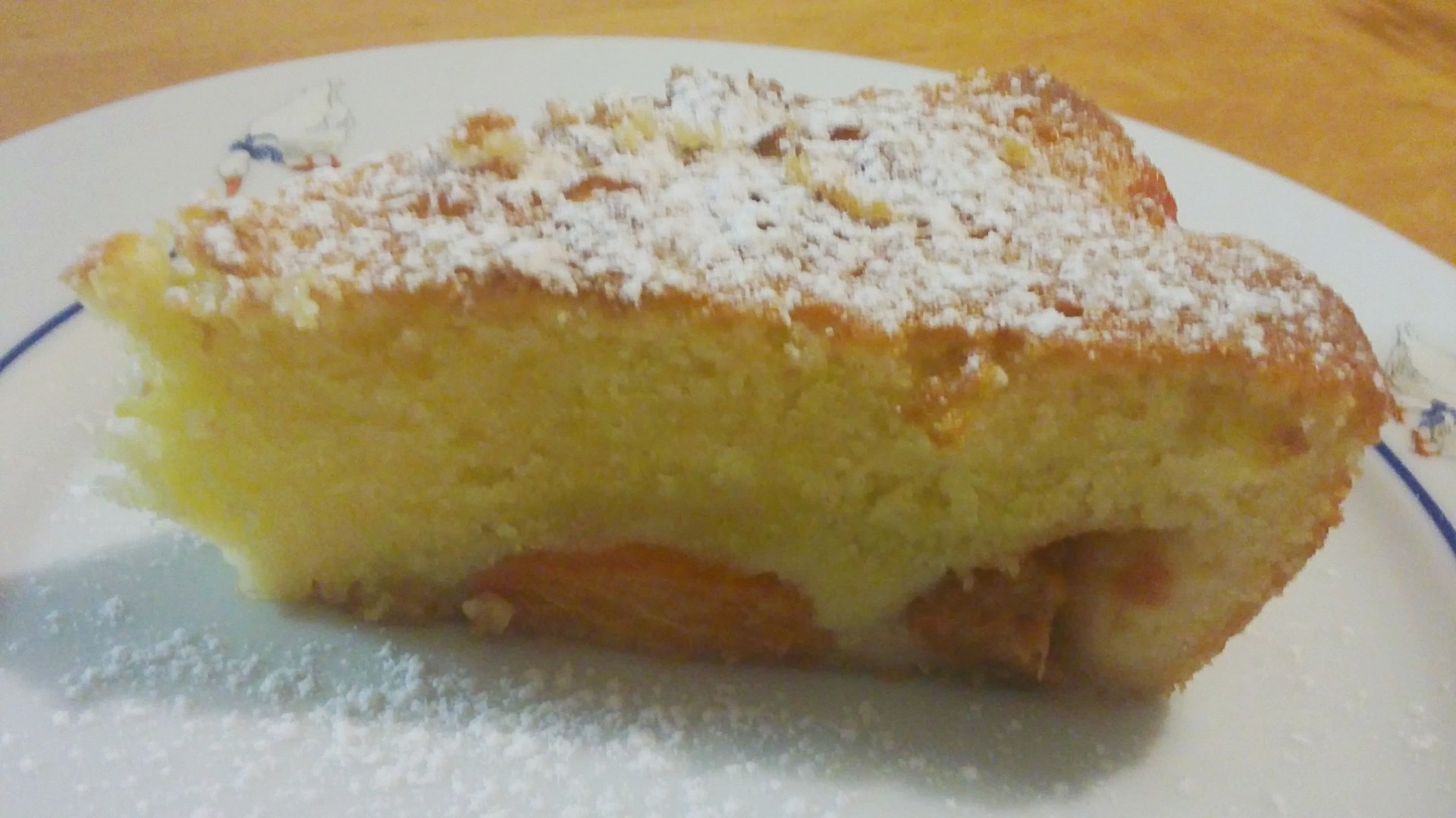 Citrónový koláč s meruňkami