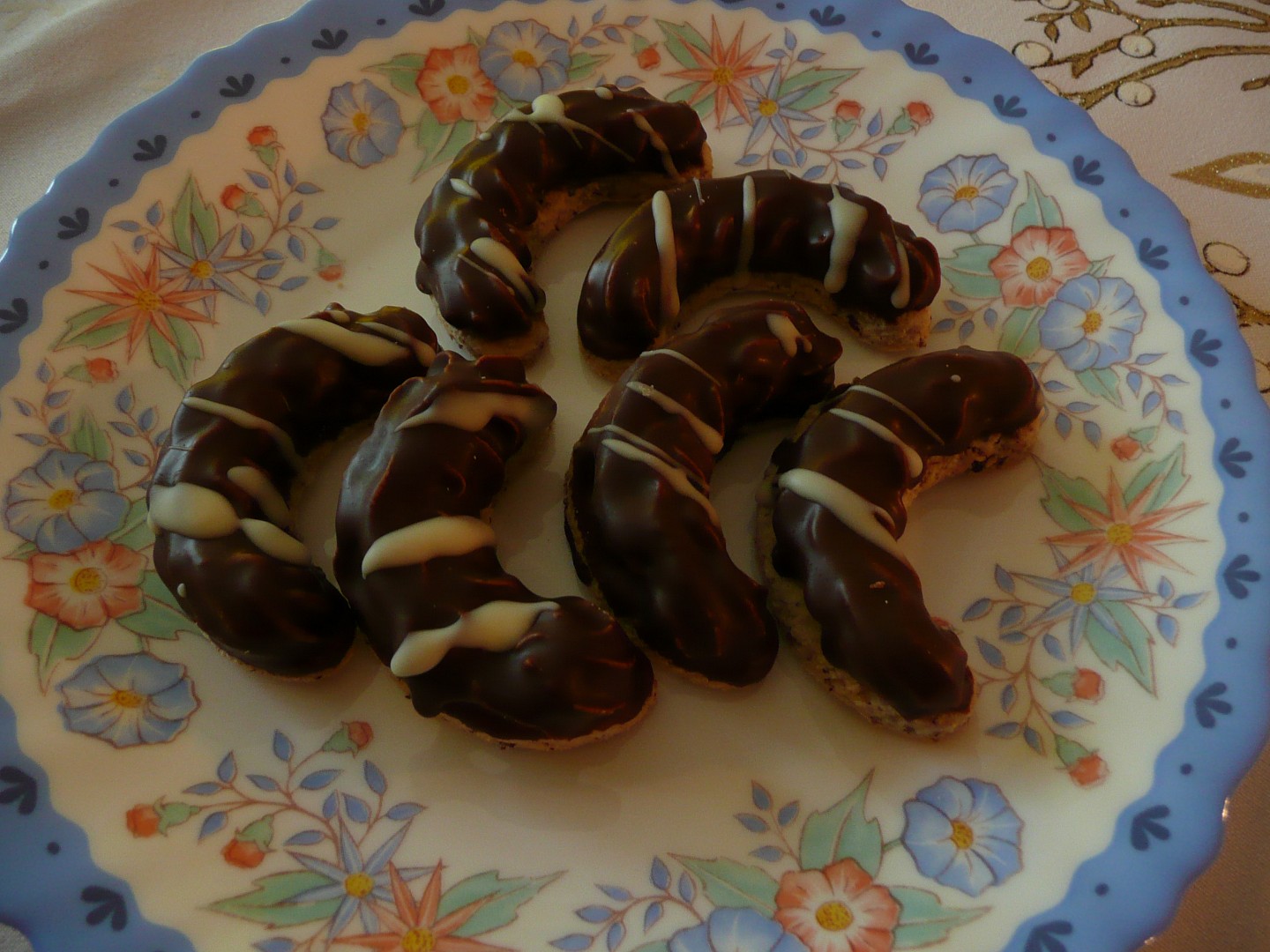 Čokoládové rohlíčky II (bezlepkové)