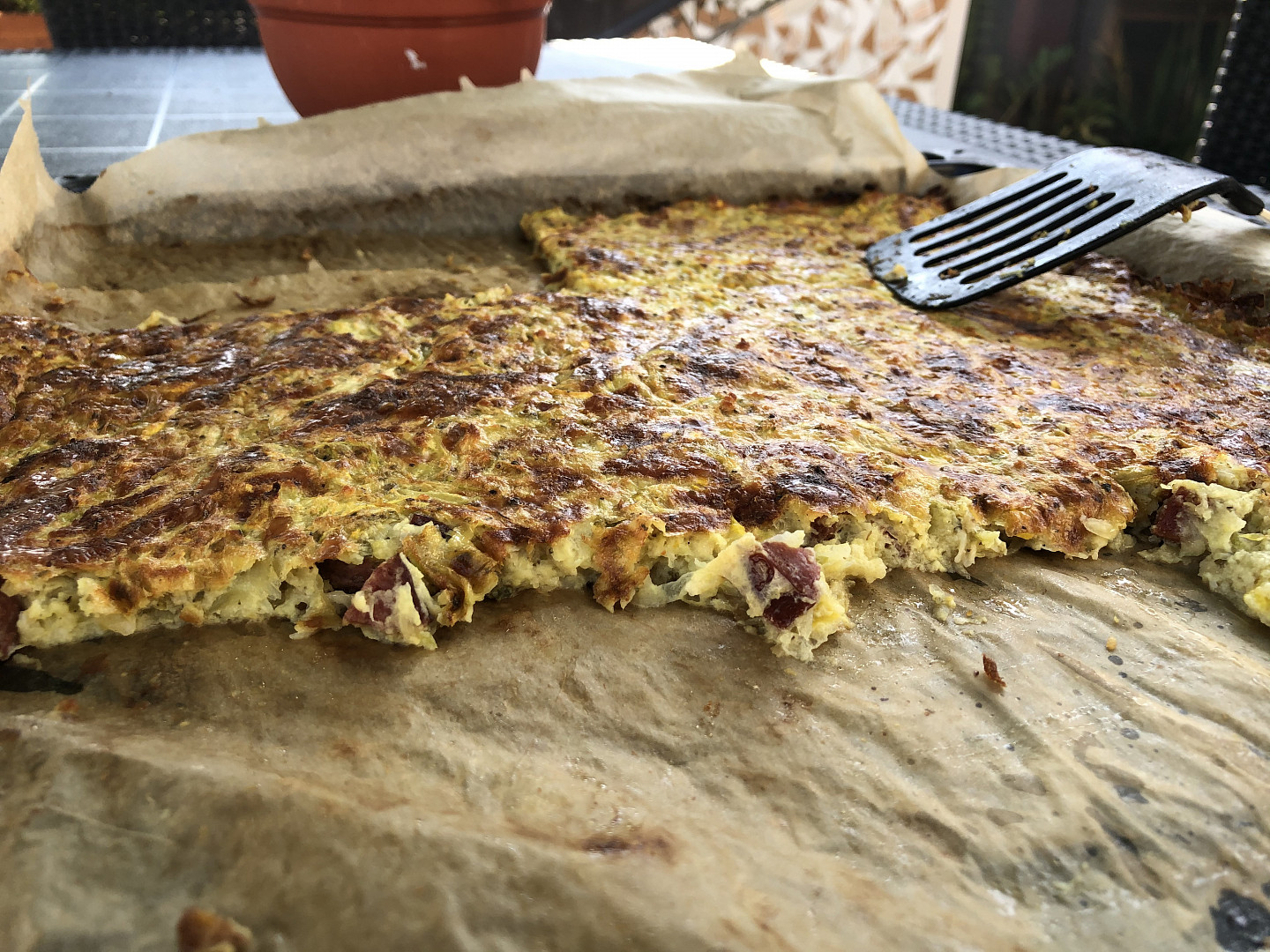 Cuketová nádivka / placka podle Eduarda