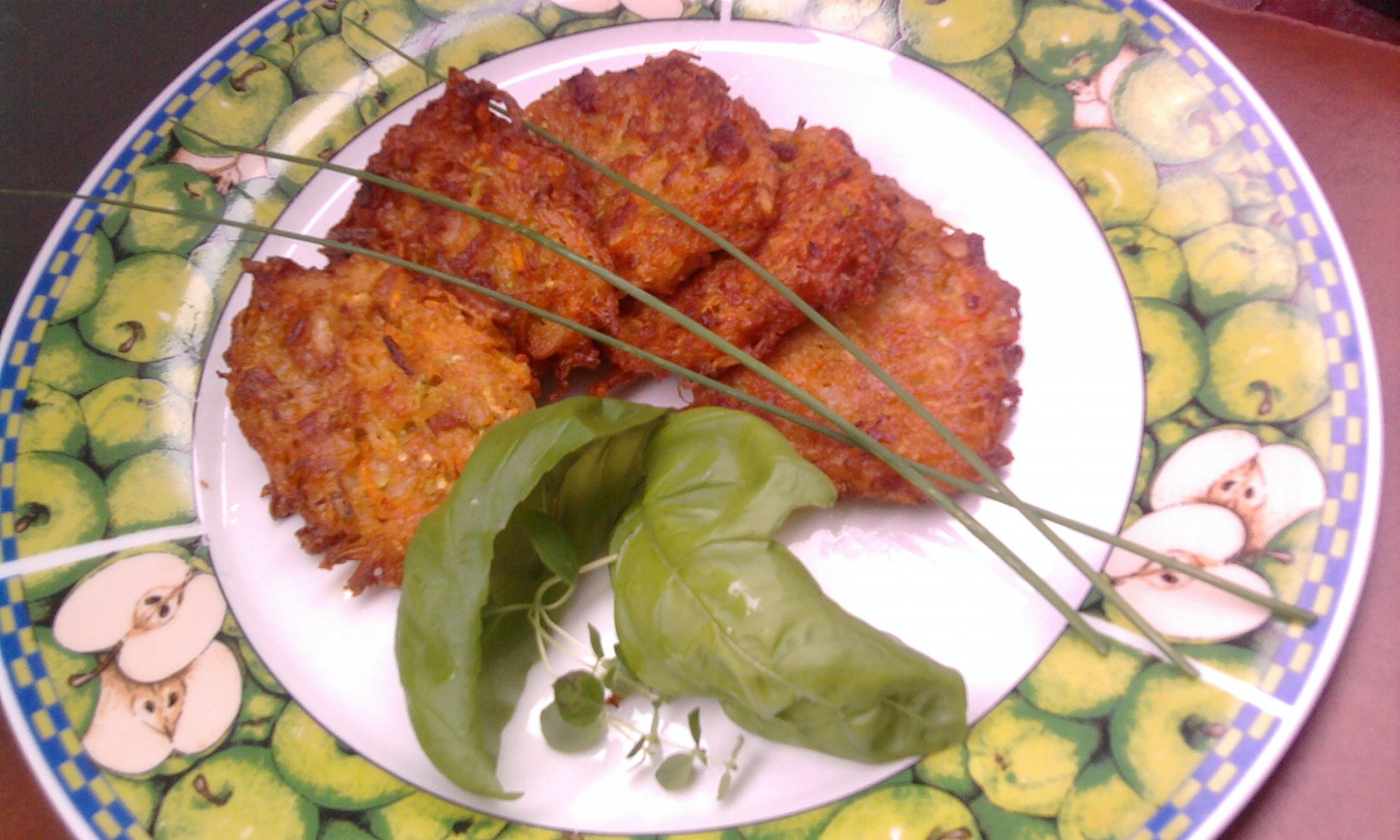 Cuketové placičky s mrkví a vločkami