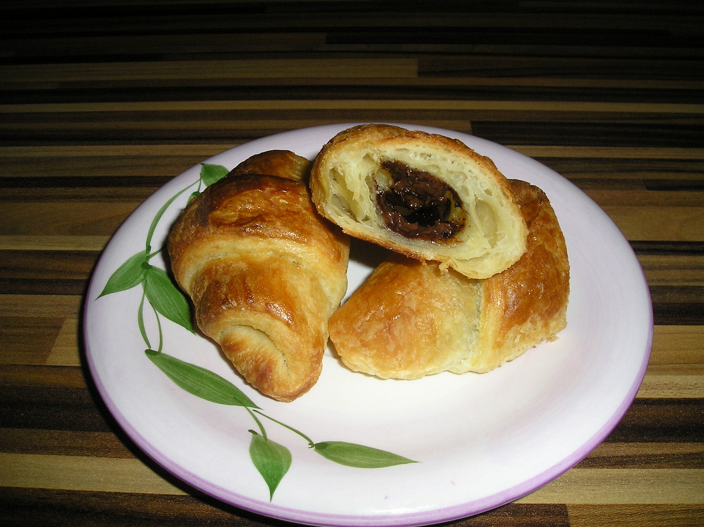 Domácí máslový croissant