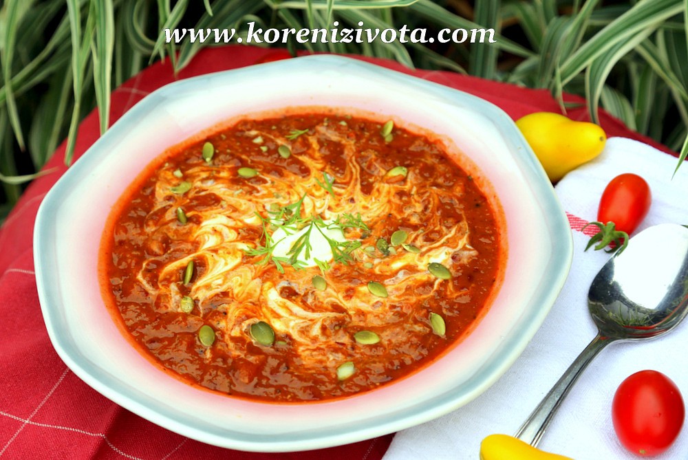 Fazolovo-dýňová voňavá polévka