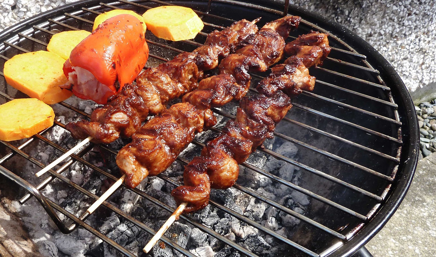 Grilovaná krůtí prsa „Satay“