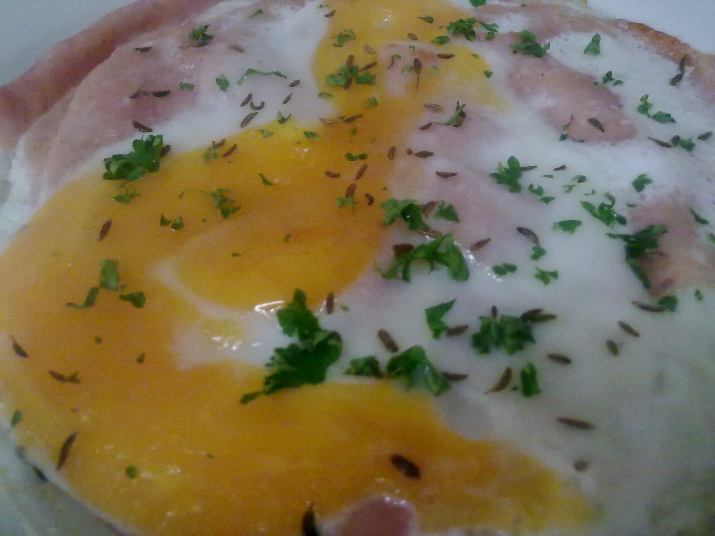 Ham and eggs