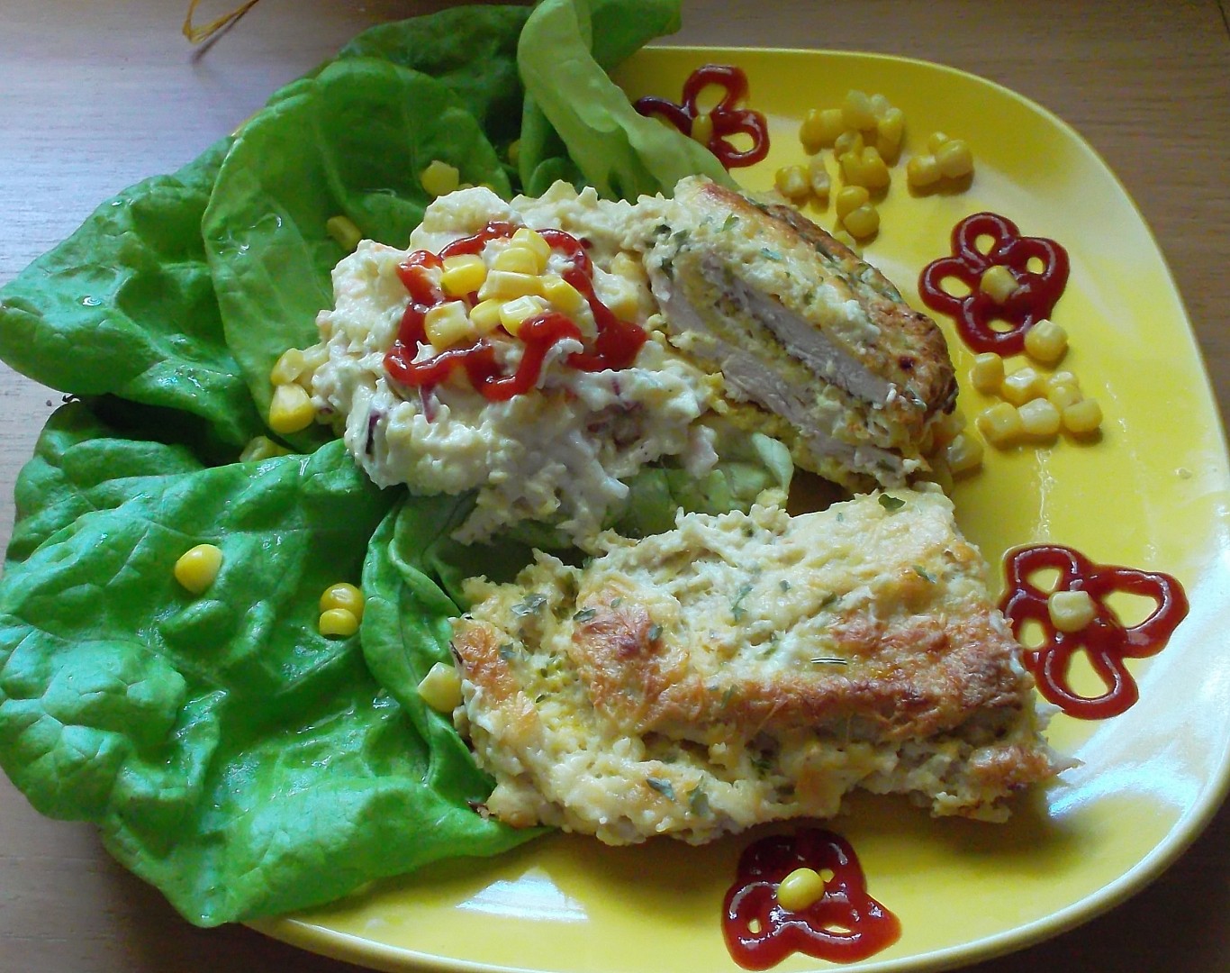 Hořčicovo – smetanová kuřecí prsa/ Horčicovo-smotanové kuracie prsia