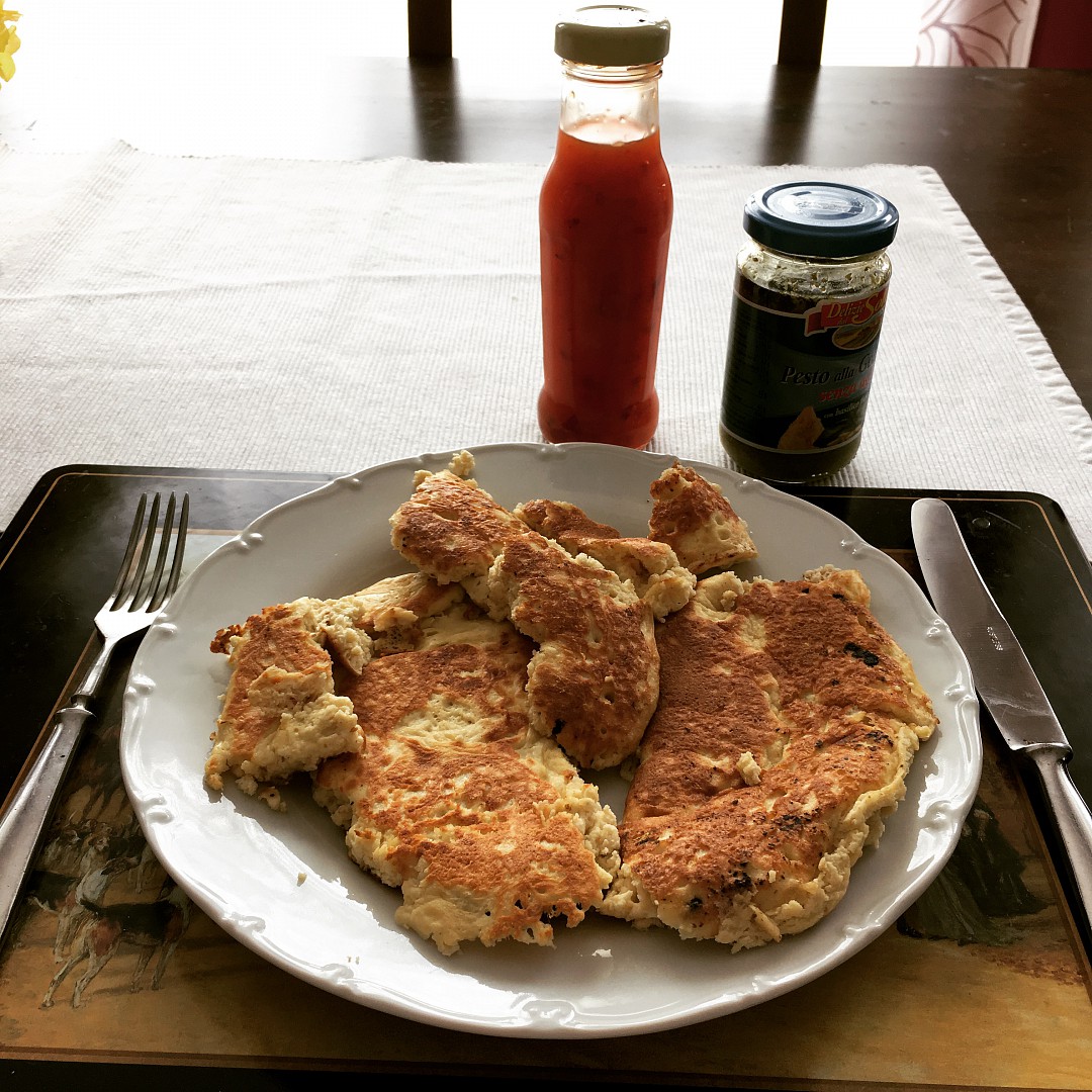 Humusová omeleta podle Eduarda