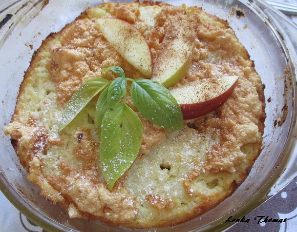 Jablečný rýžový nákyp