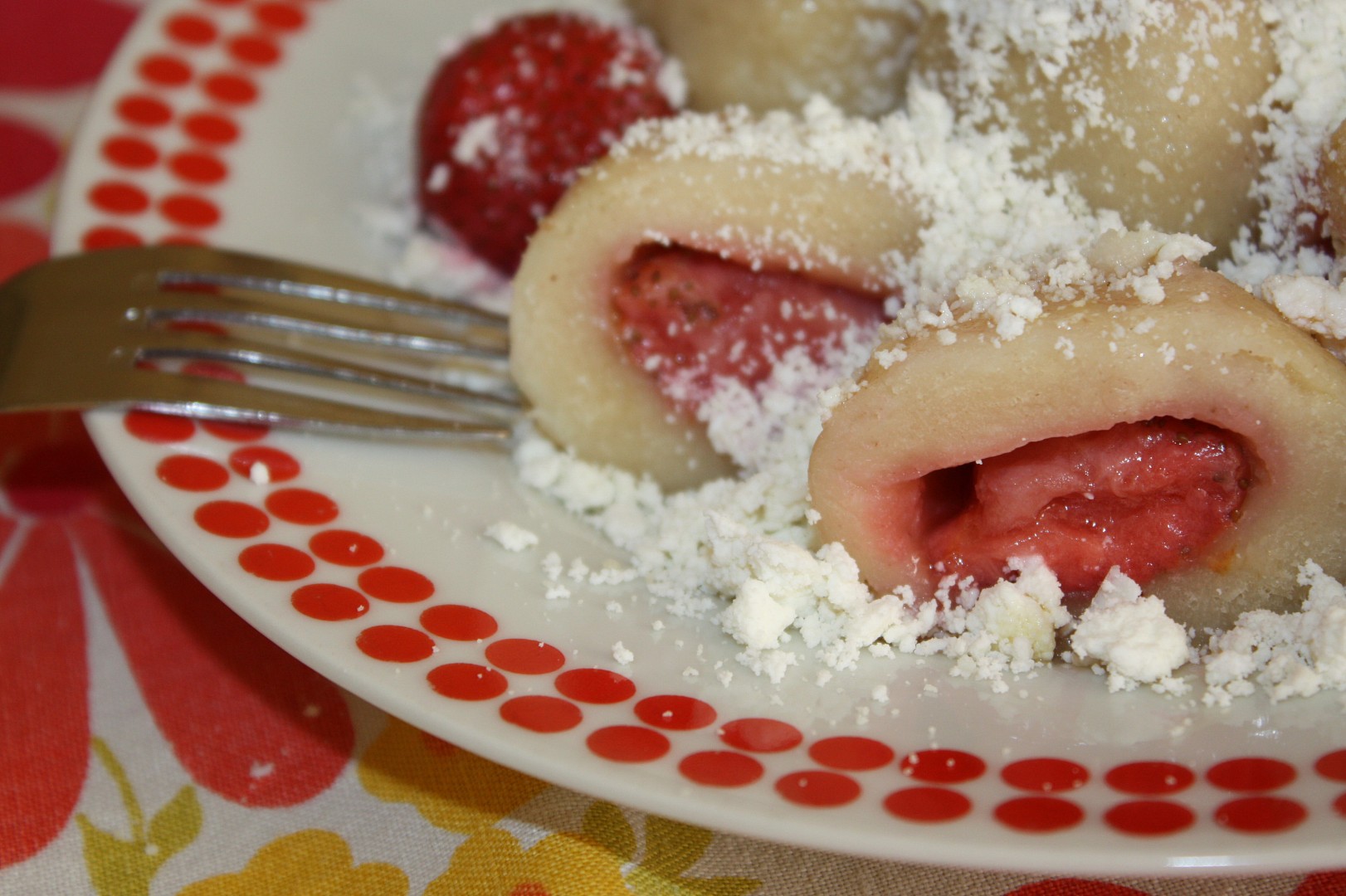 Jednoduché sladké plněné knedlíky (kule po valašsku)
