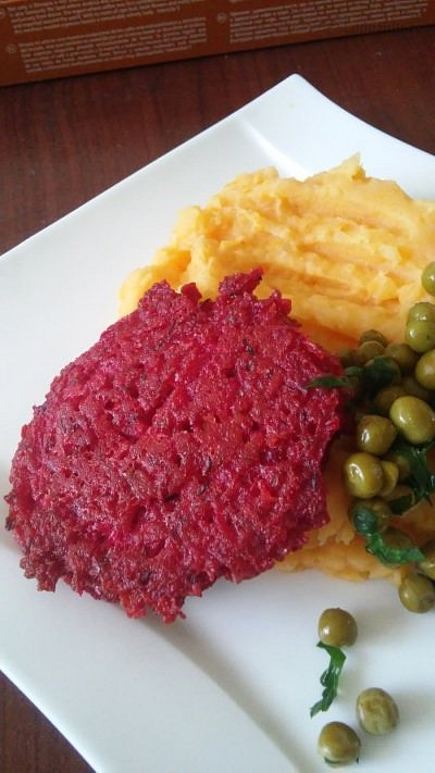 Karbanátky z červené řepy a vloček