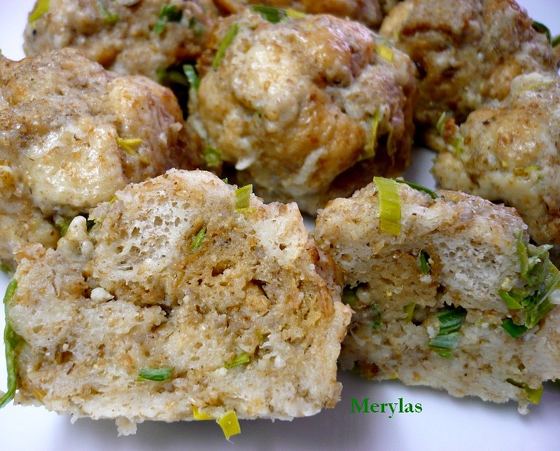 Knedlíky z grahamového a celozrnného pečiva