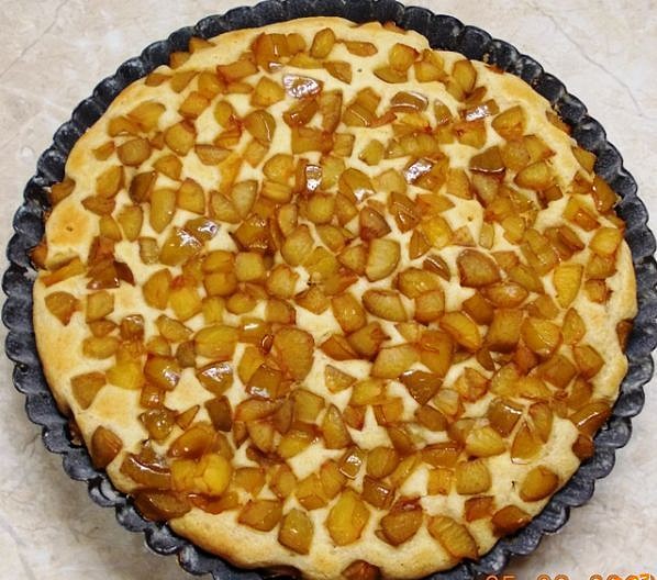 Koláč z celozrnné mouky