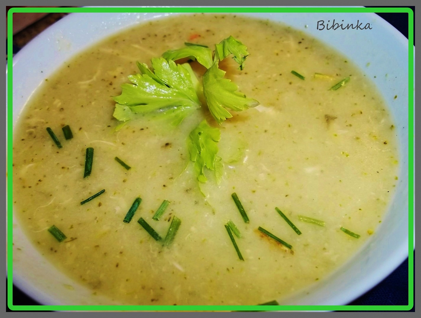 Krémová řapíkatá polévka s brokolicí…