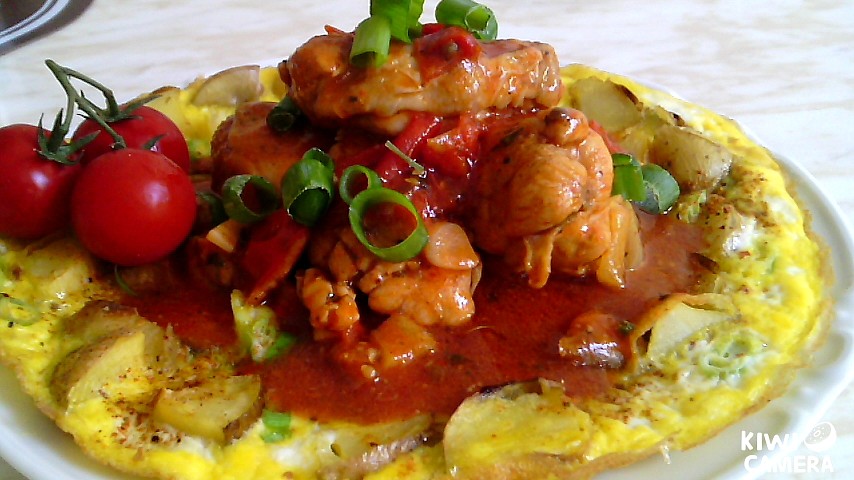 Krkovičkovy kuřecí prsní špalíčky na tymiánu, oregánu s rajčaty