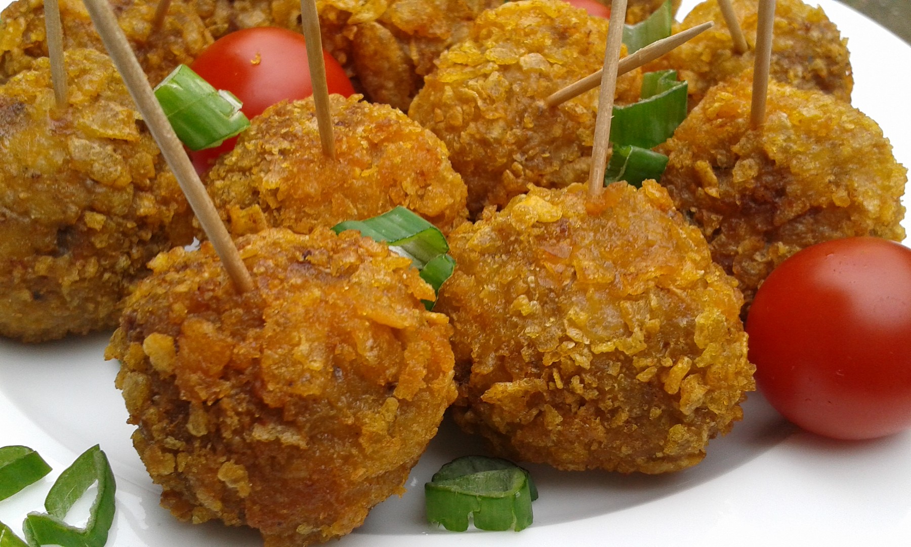 Křupavé mleté kuličky se sýrem