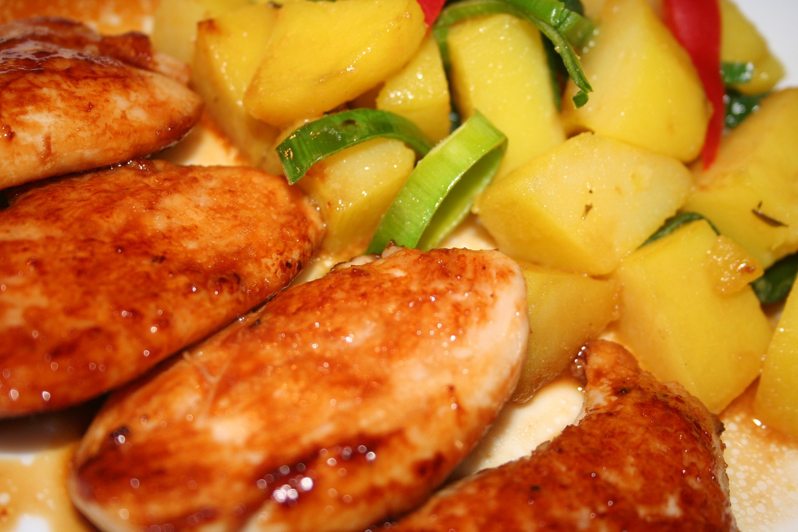 Krůtí prsíčka na medu.