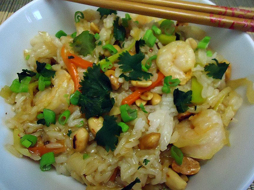 Kung pao s krevetami