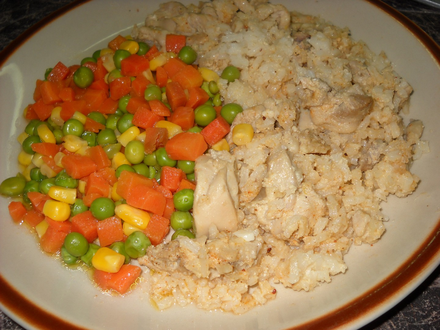 Kuře s rýží z pekáčku