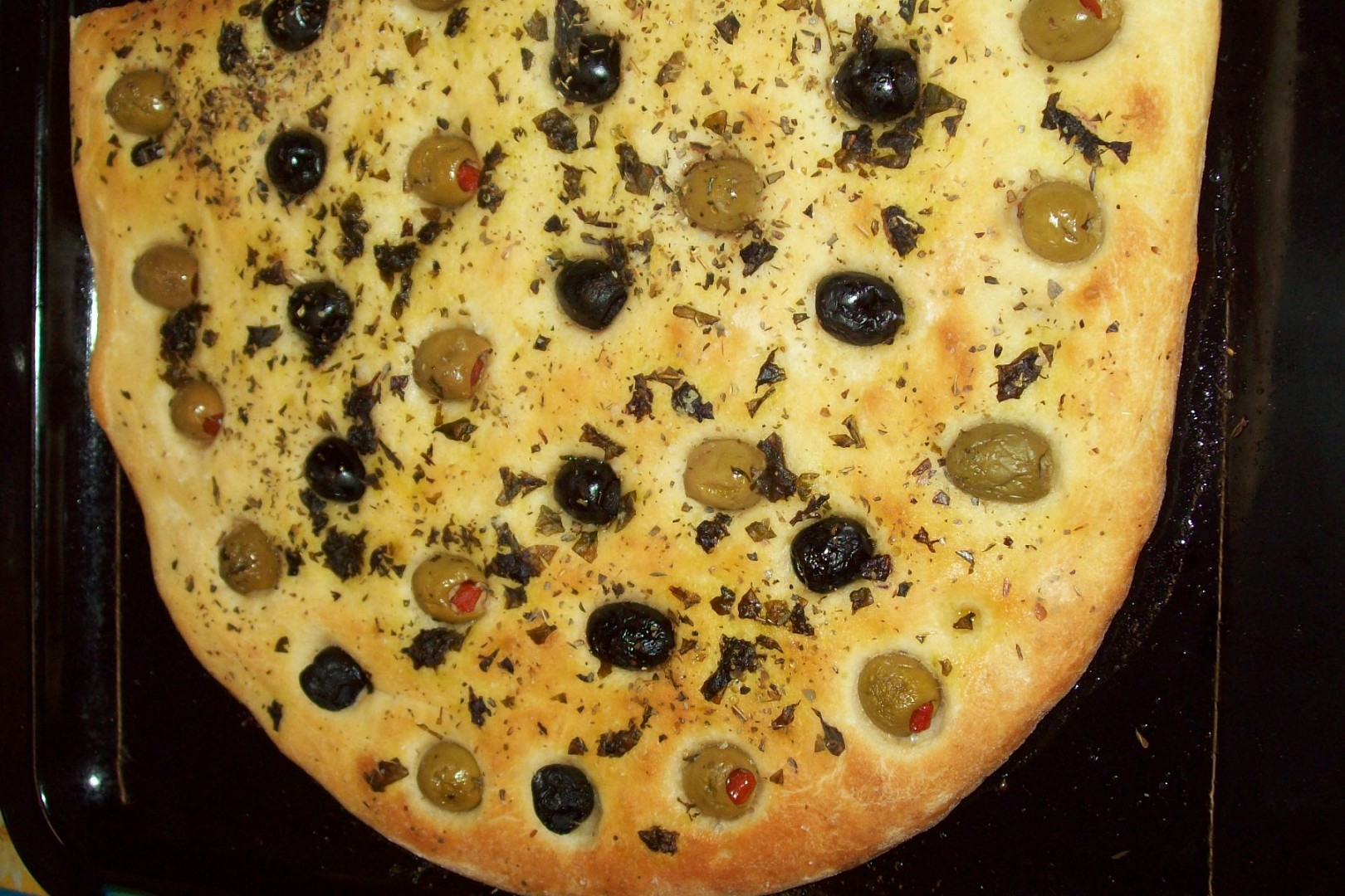 Kuřecí směs na pánvi a italská focaccia