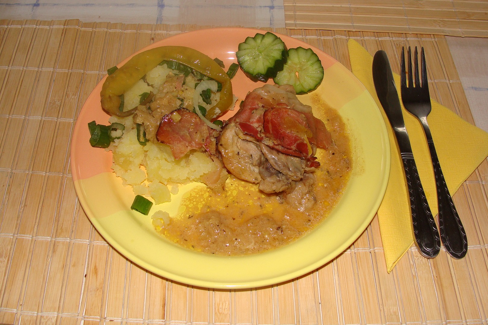 Kuřecí stehna-suslajda