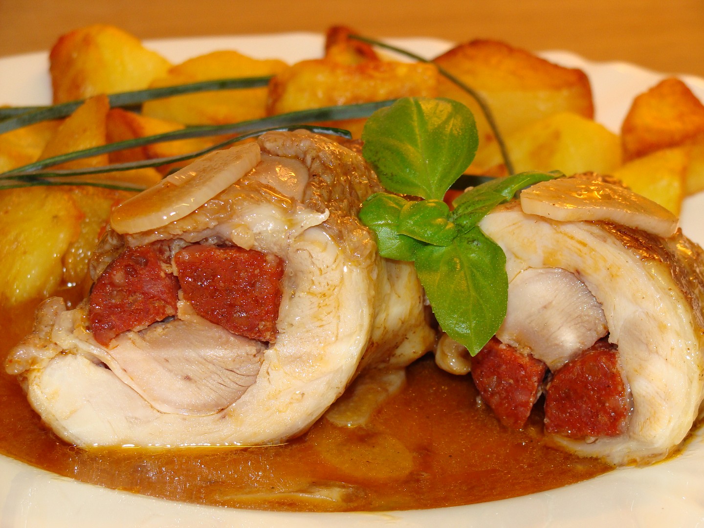 Kuřecí stehno „Gyulai“