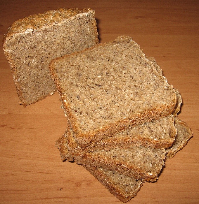 Kváskový chléb s ovesnými vločkami