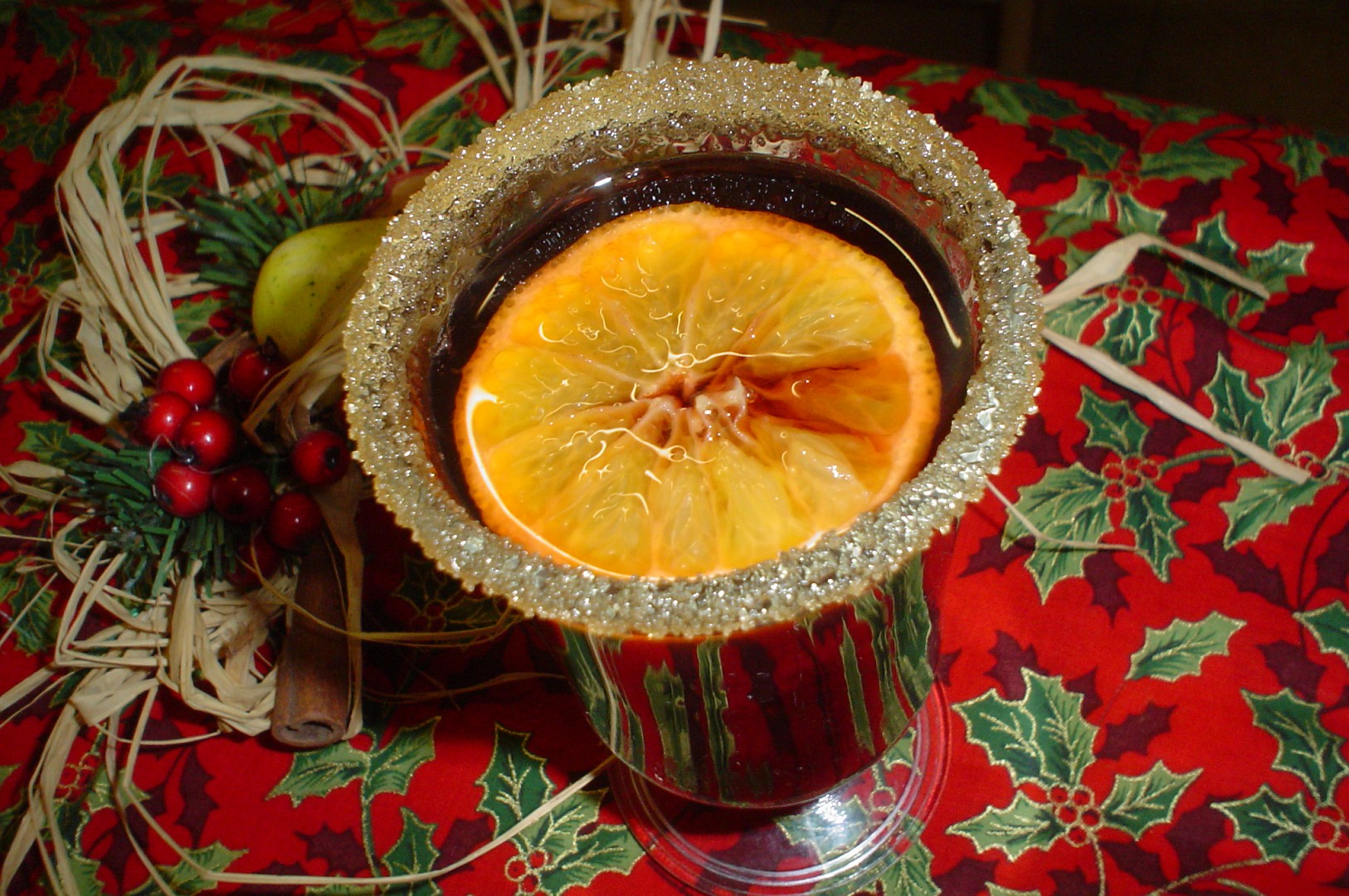 Lahodný punč s brusinkami