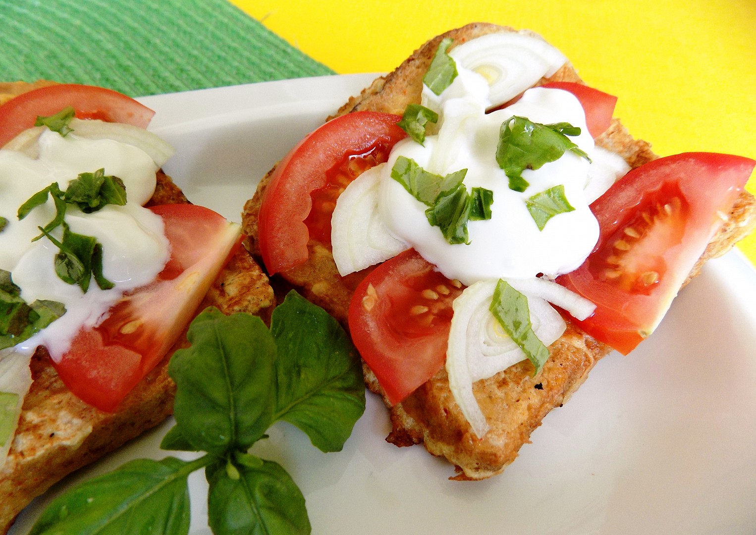 Letní obložené chlebíčky