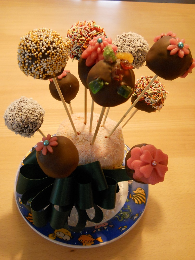 Lízátkový dortík