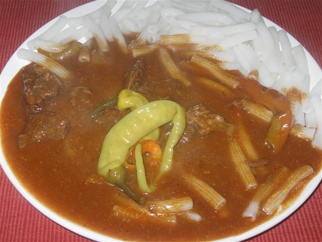 Maďarský guláš z hovězího masa