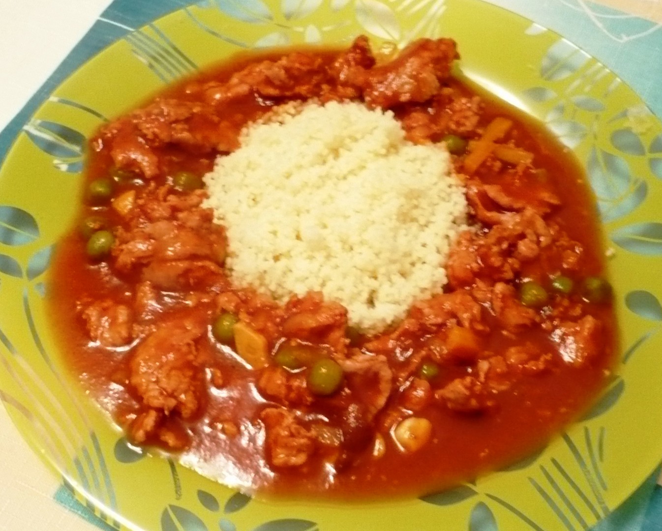 Mleté maso se zeleninou na pánvi