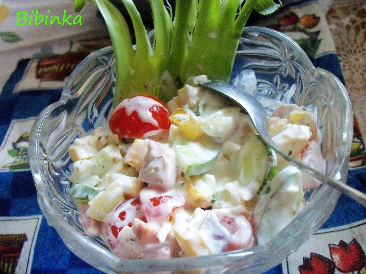 Můj salát s chutí „Šopáku“