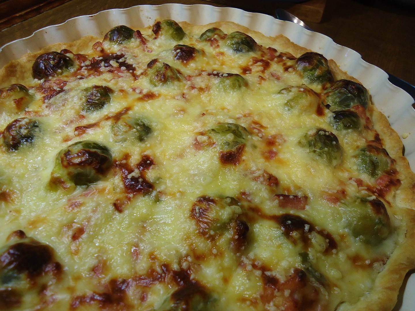 Nákyp z růžičkové kapusty