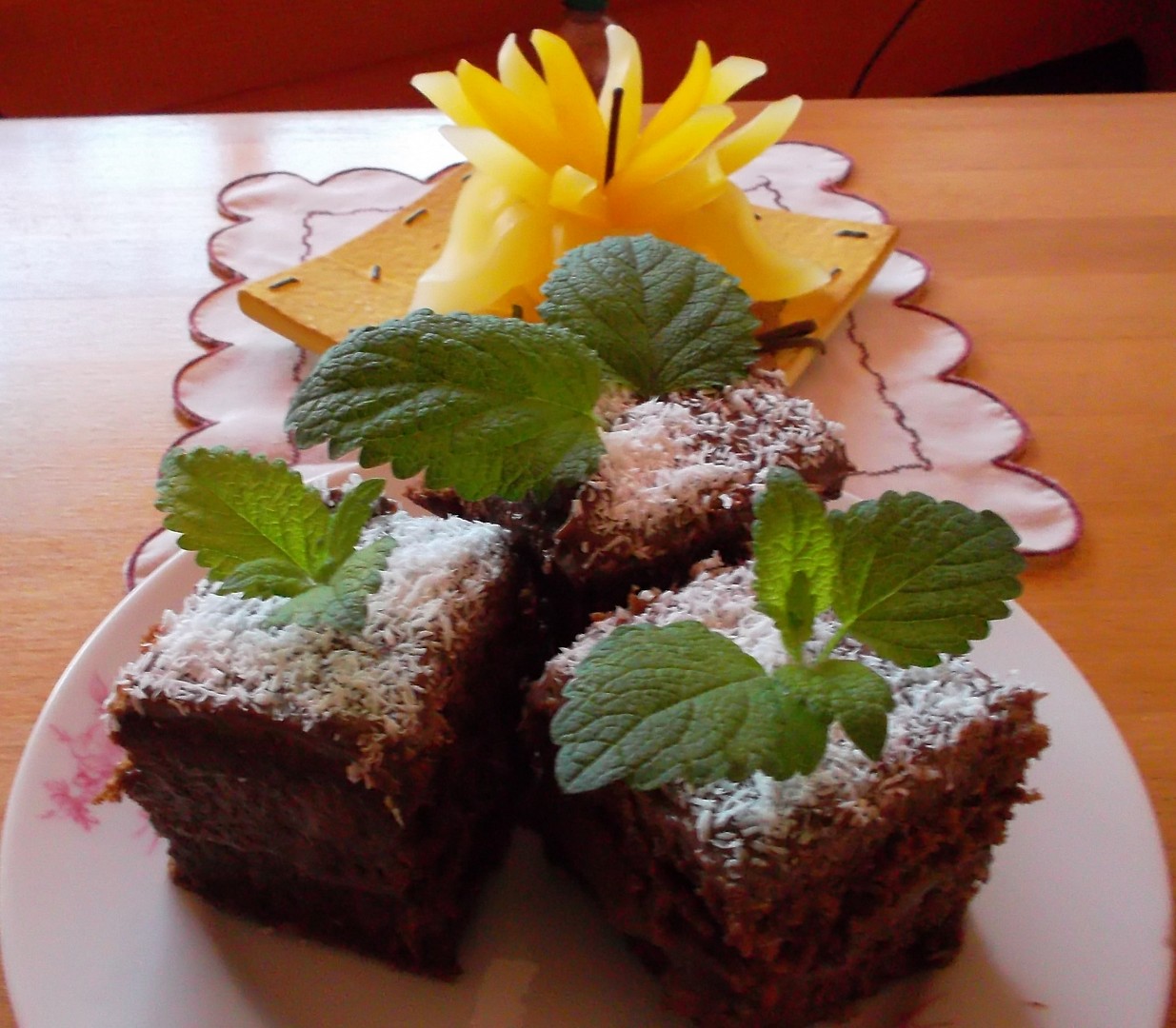 Nescafé řezy s pudingovým krémem