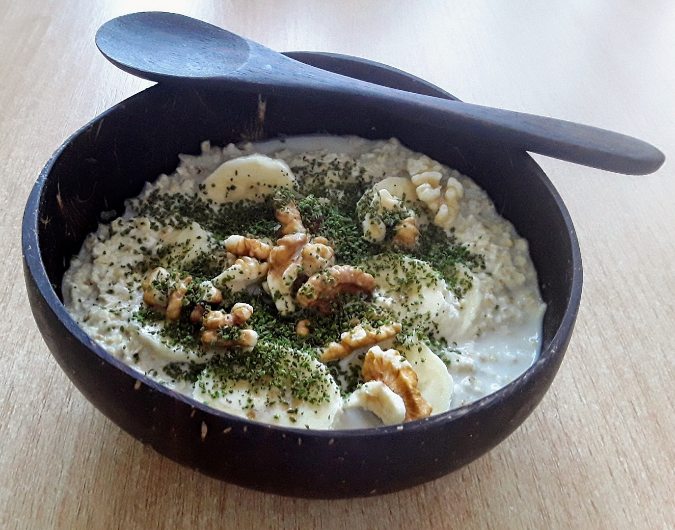 Ovesná kaše na snídani