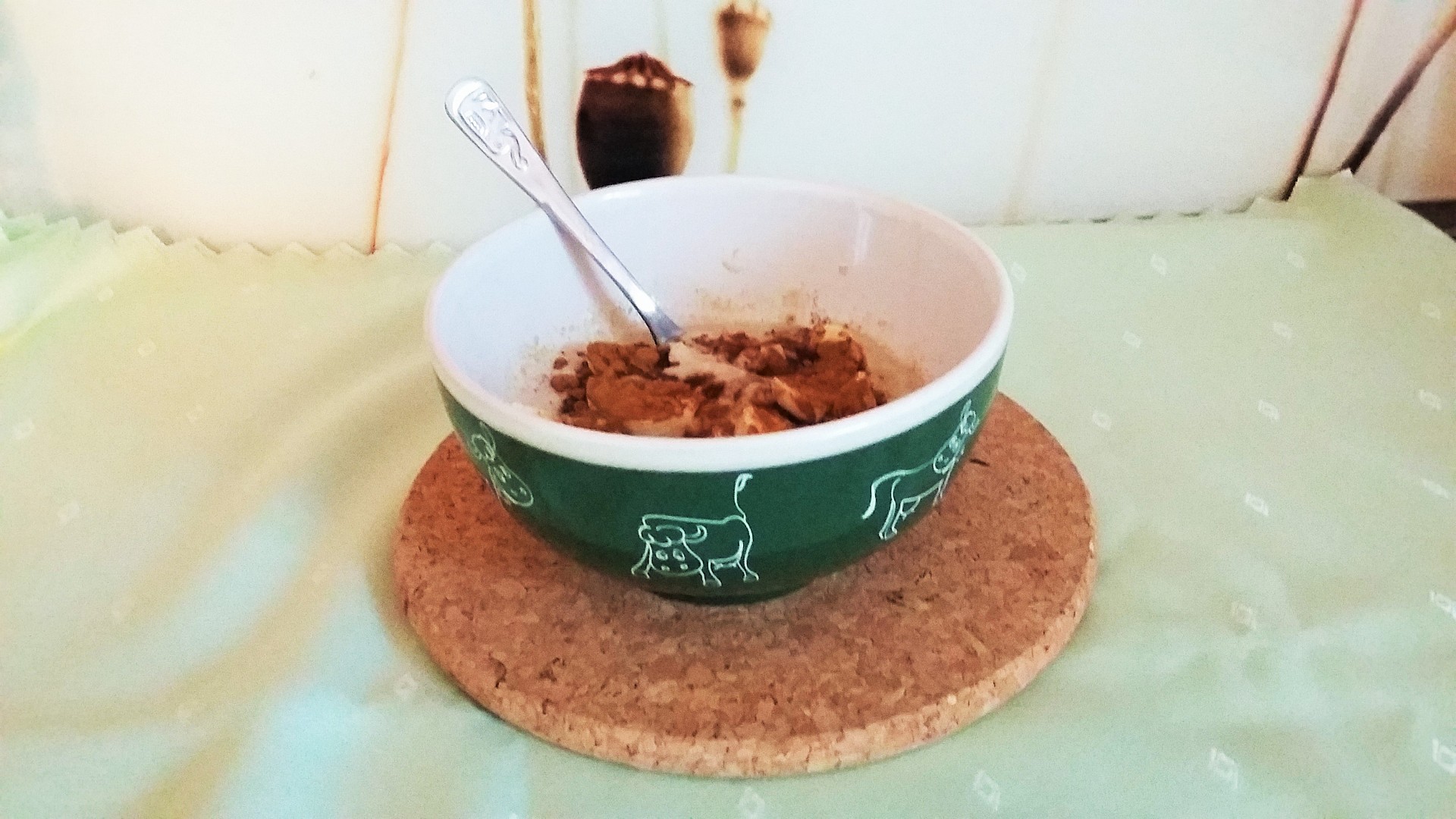 Ovesné otruby s banánem