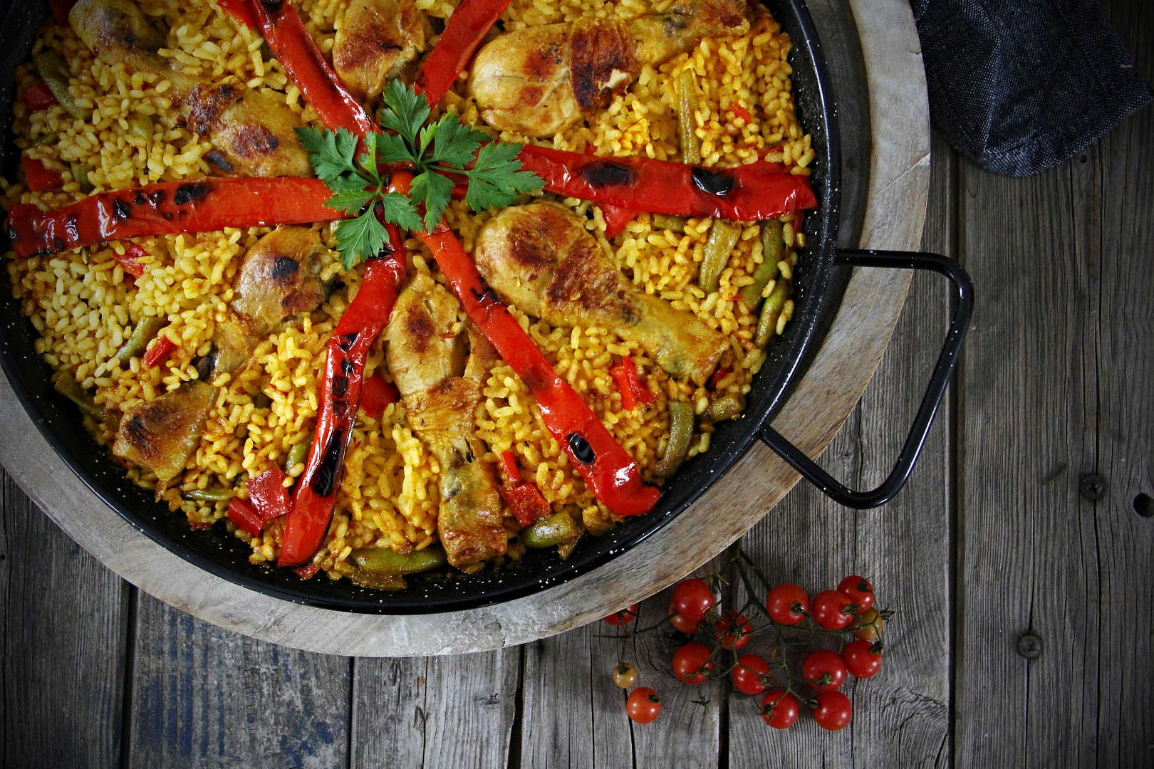 Paella Valenciana a Paella de Marisco