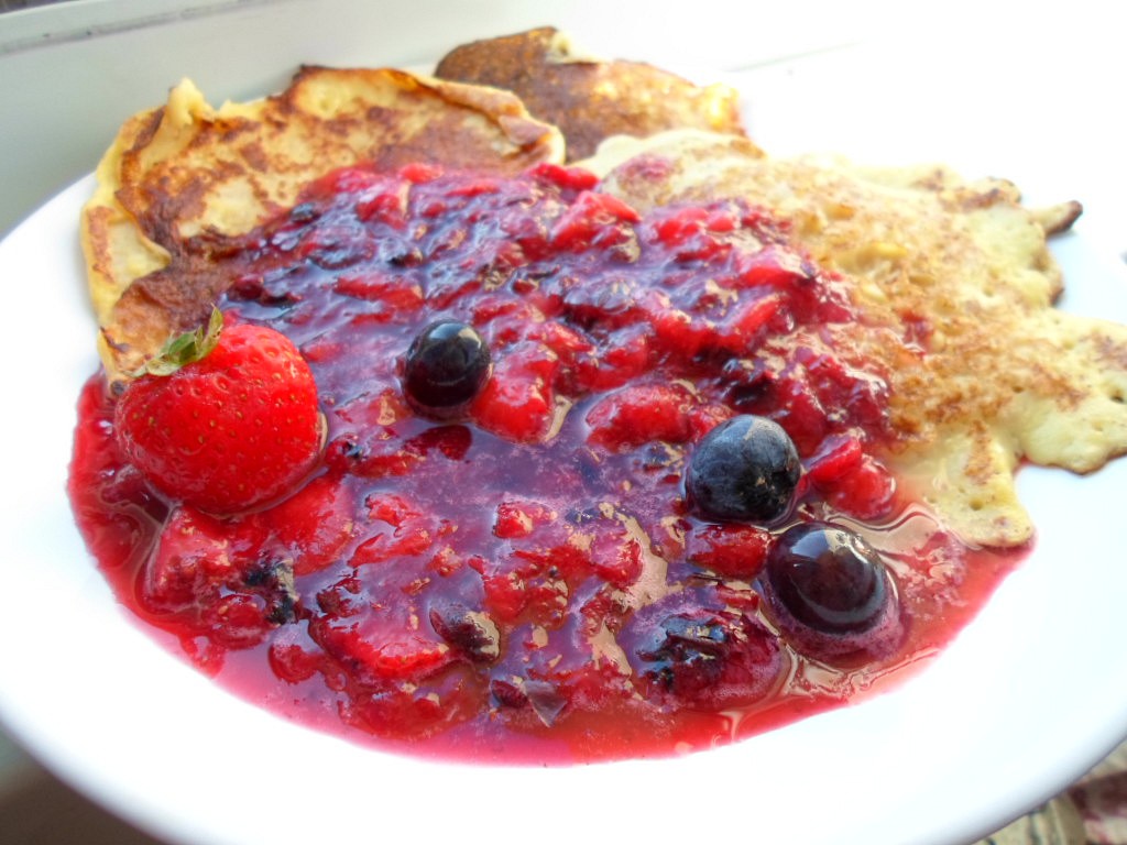 Palačinky z vloček a sojového mléka