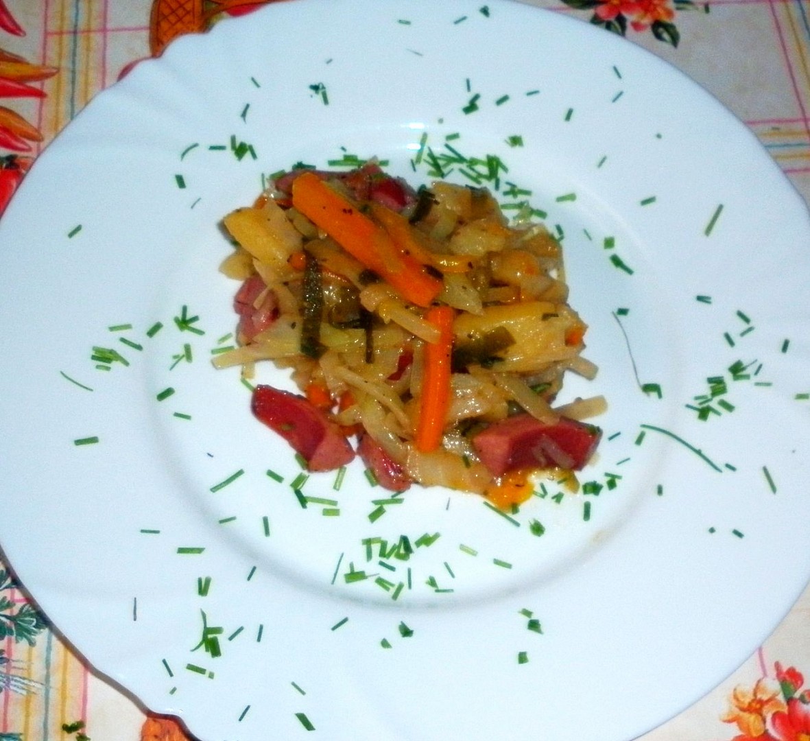 Párky se zelím (Polské jídlo)